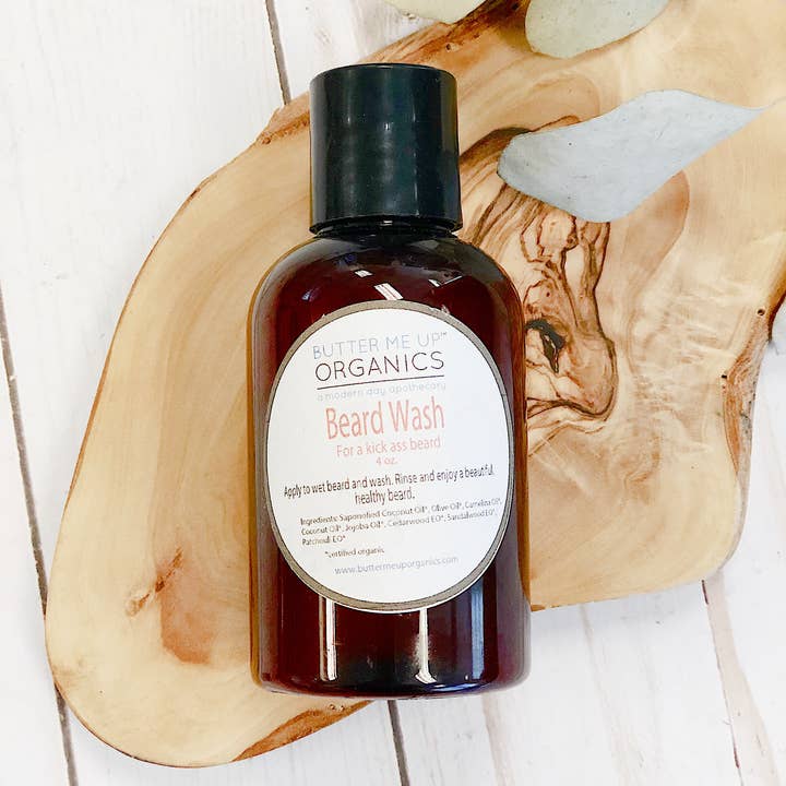 Butter Me Up Organics - Wholesale Beard Wash/Shampoo - Organic Beard Wash / Beard Wash / Organic Beard / Beard Care