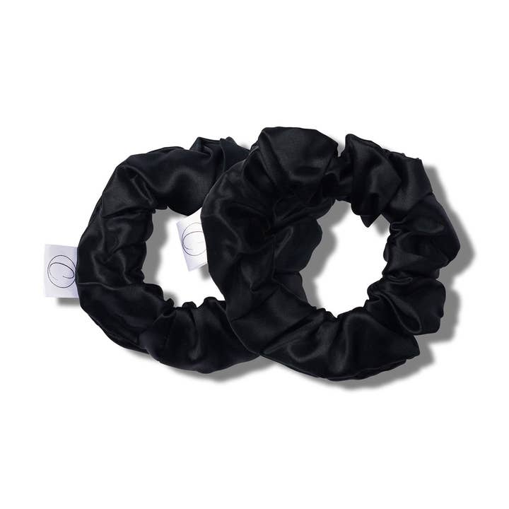 Boss Pair Luxe 100% Pure Silk Hair Scrunchies for wholesale by Coverluxesilk