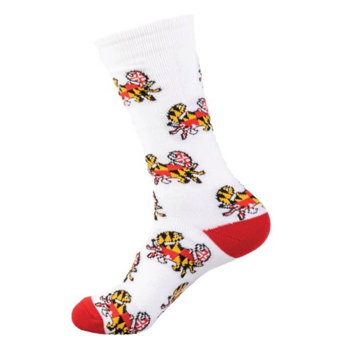 Adult Socks: Maryland Flag Crab for wholesale by ACE USA