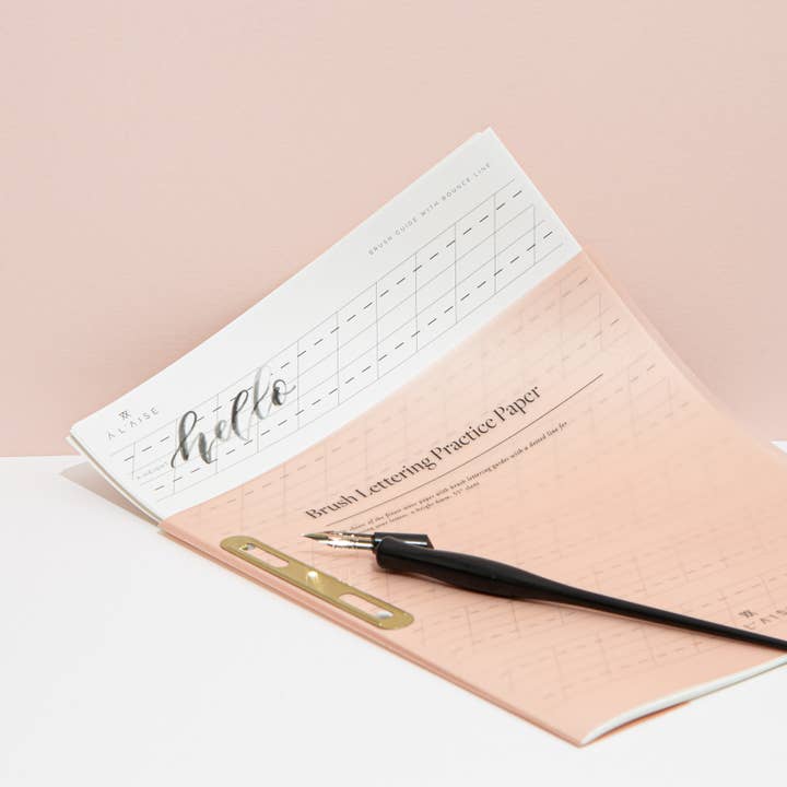 À L'AISE LTD - Wholesale Sketchbook/Sketchpad - Brush Lettering Practice Paper3