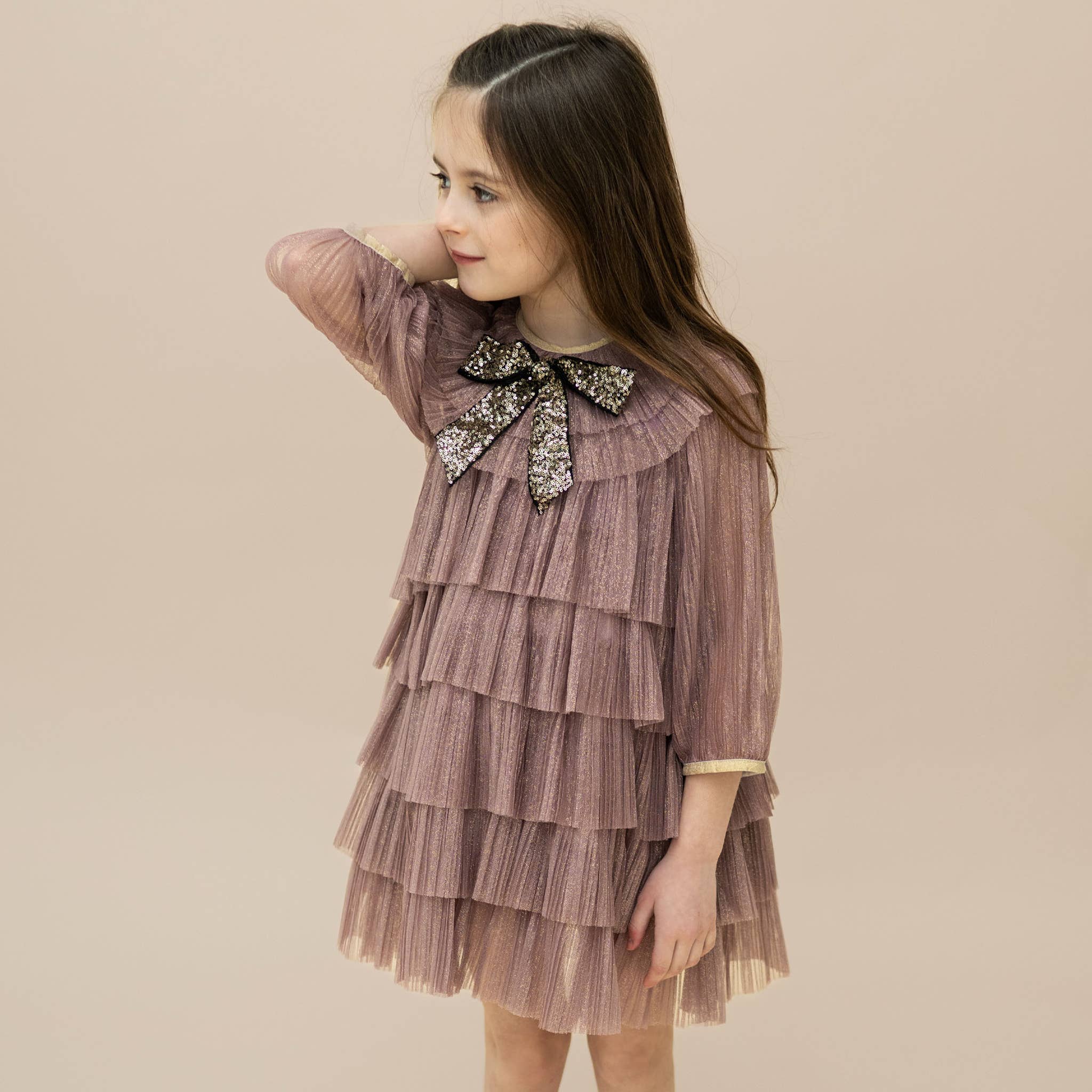 Petite Hailey – Großhandel Kleid – Kinder – Mehrlagiges Kleid32