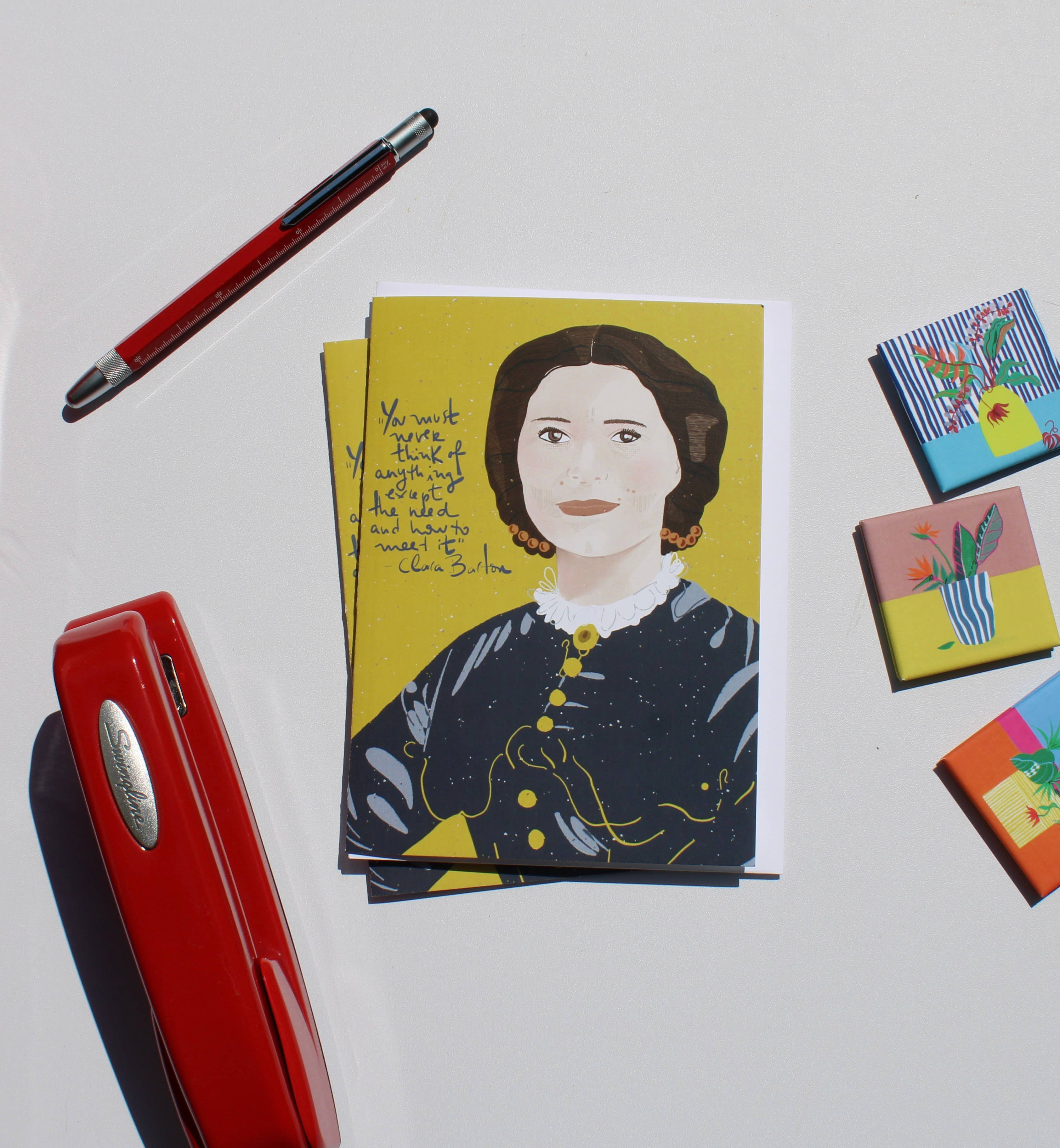 Violet Red Studio - Wholesale Everyday Greeting Card - Clara Barton  3