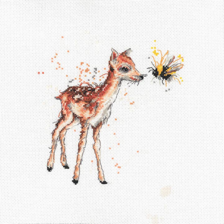 Creative World of Crafts - Wholesale Embroidery/Cross Stitch Supplies - Bree Merryn - Bamba and Bumble Cross Stitch Kit