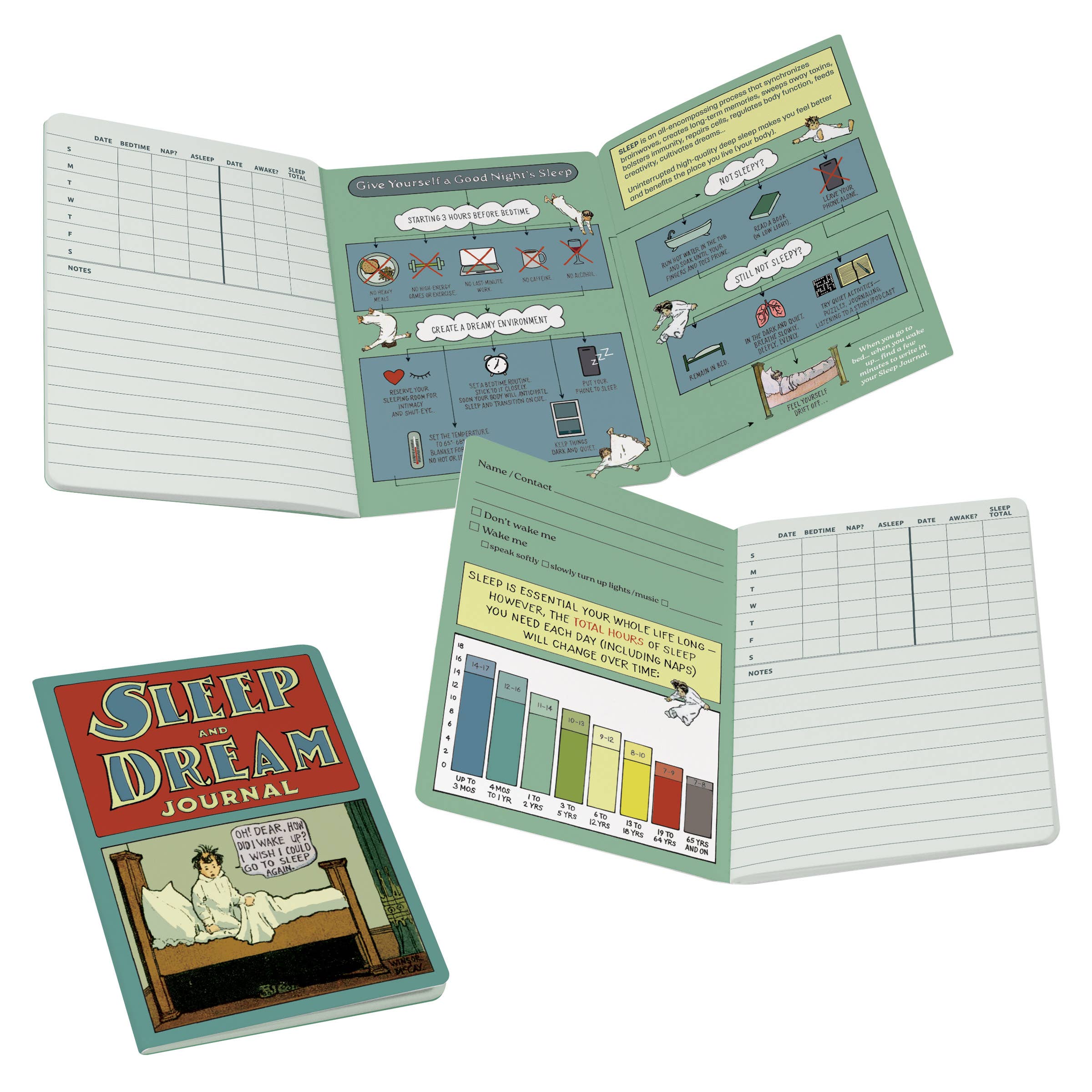 Unemployed Philosophers Guild - Wholesale Notebook - Sleep Journal Notebook1