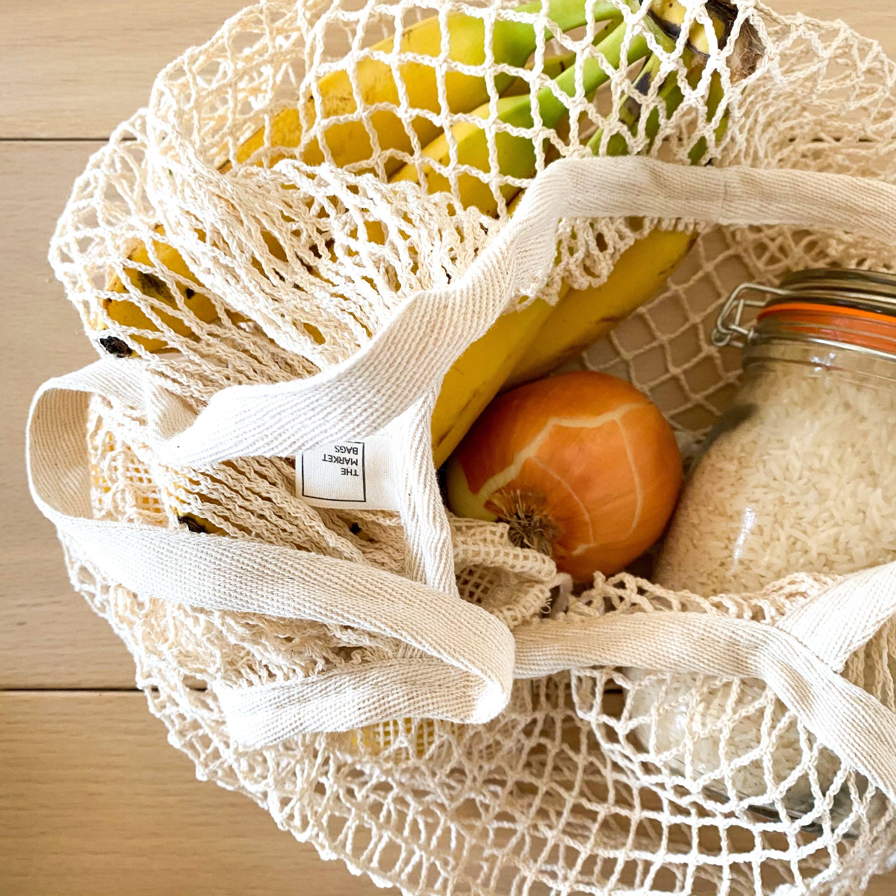 The Market Bags - Vente Sacs de course/à provisions - Sac fourre-tout en filet quotidien1