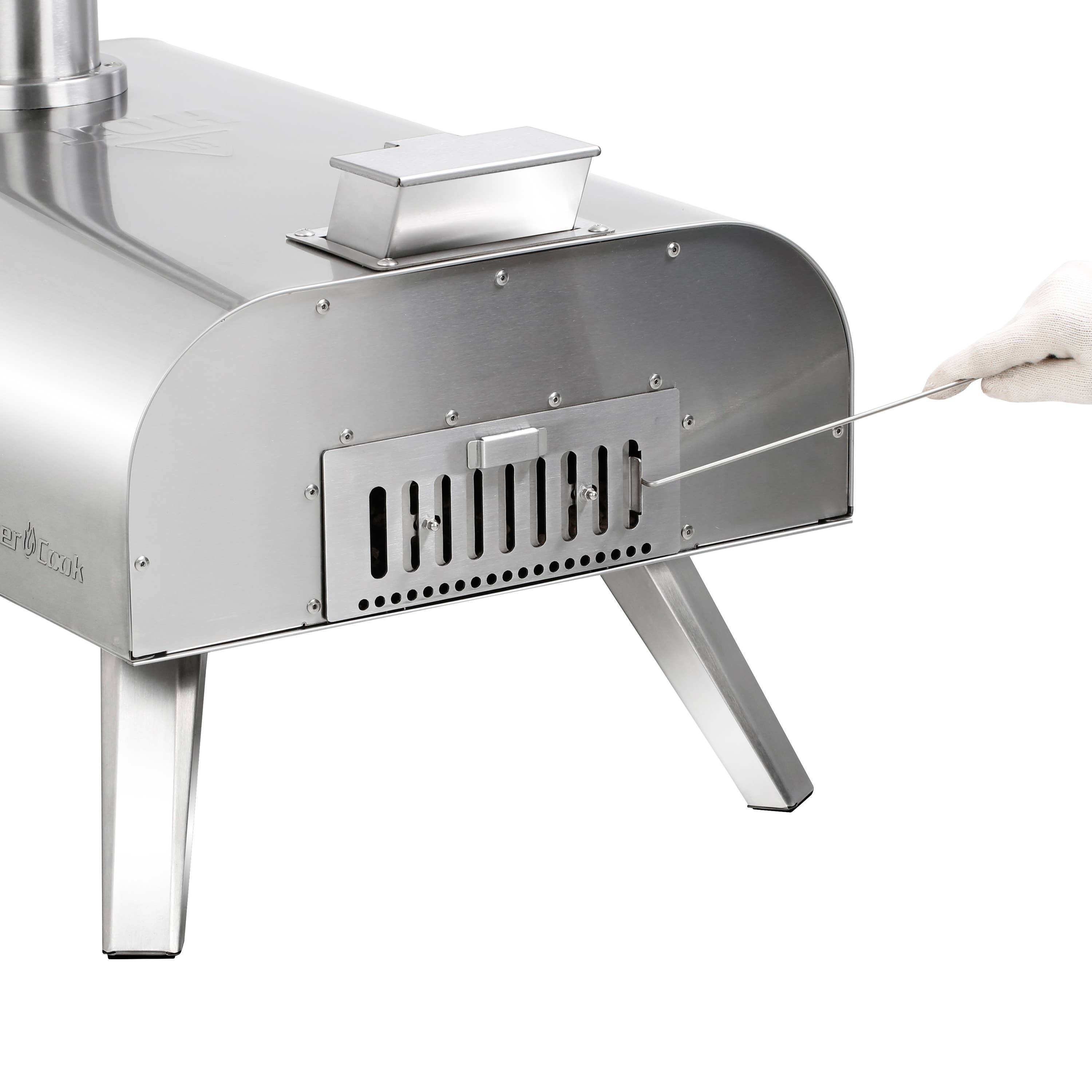 SHINERICH - Wholesale Outdoor Grill Tools - 16'' Pellet Pizza Oven Stainless Steel13