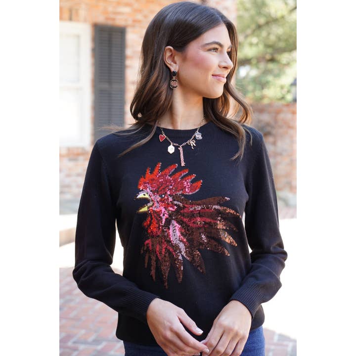 Canvas Style - Wholesale Dangle Earrings - South Carolina Gamecocks Rhinestone Enamel Logo Earrings1