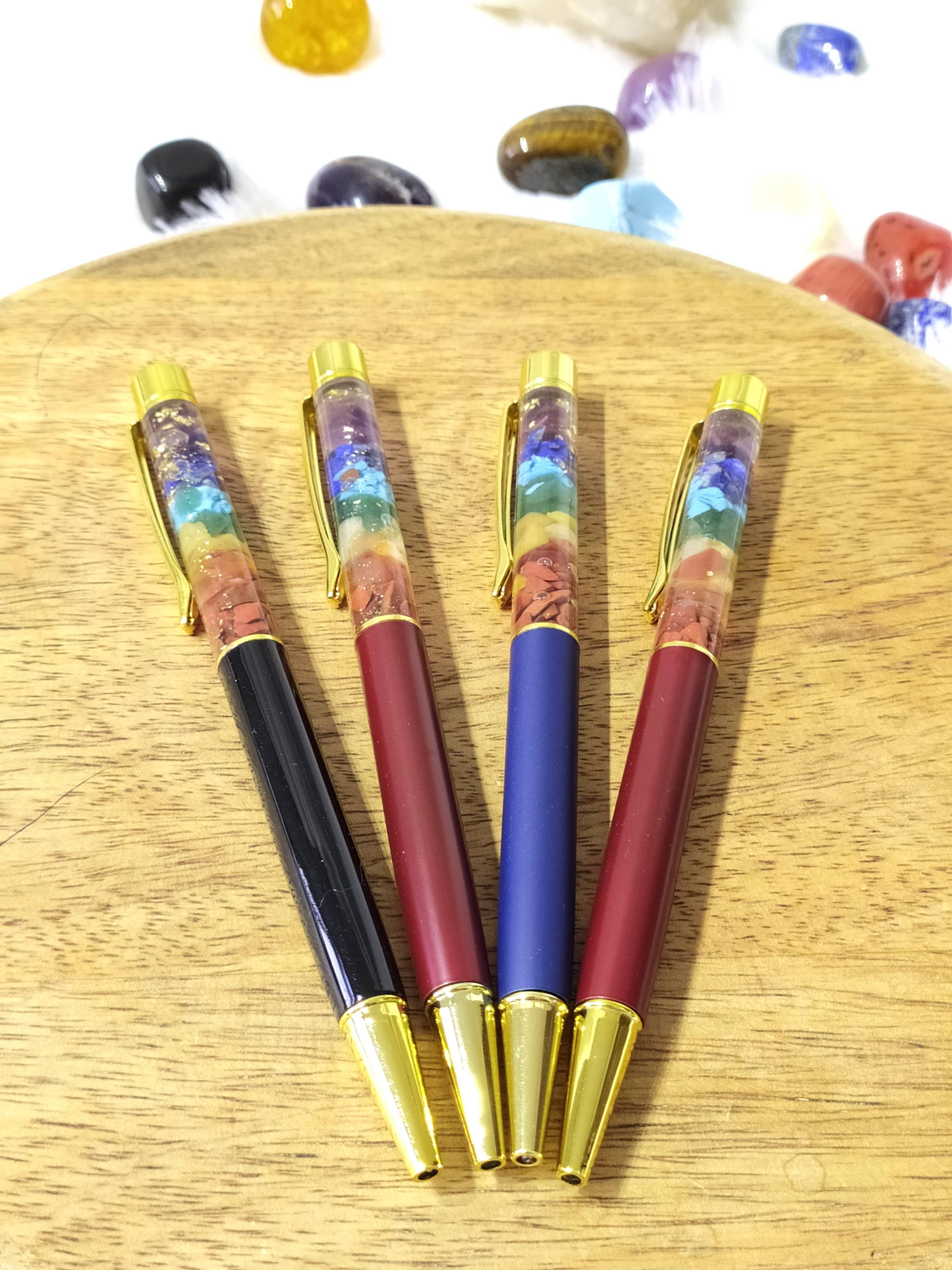 Soothing Crystals - Vente Stylos - Stylo Cristal 7 Chakras | Stylo de Manifestation et de Guérison3