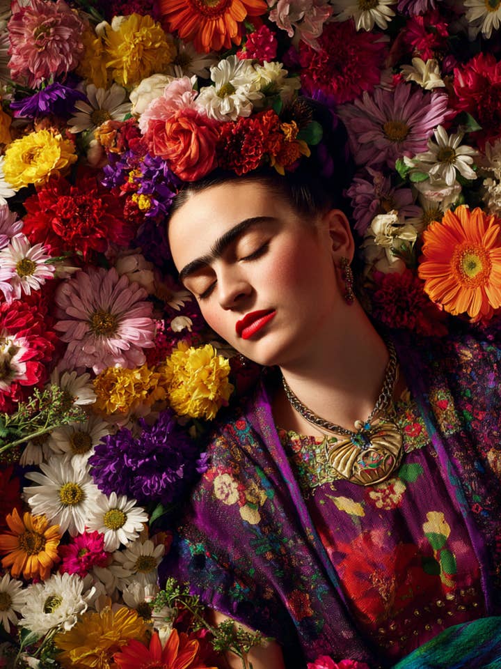 Frida Kahlo: Garden of Flowers | Card Fripperies for wholesale by Fripperies