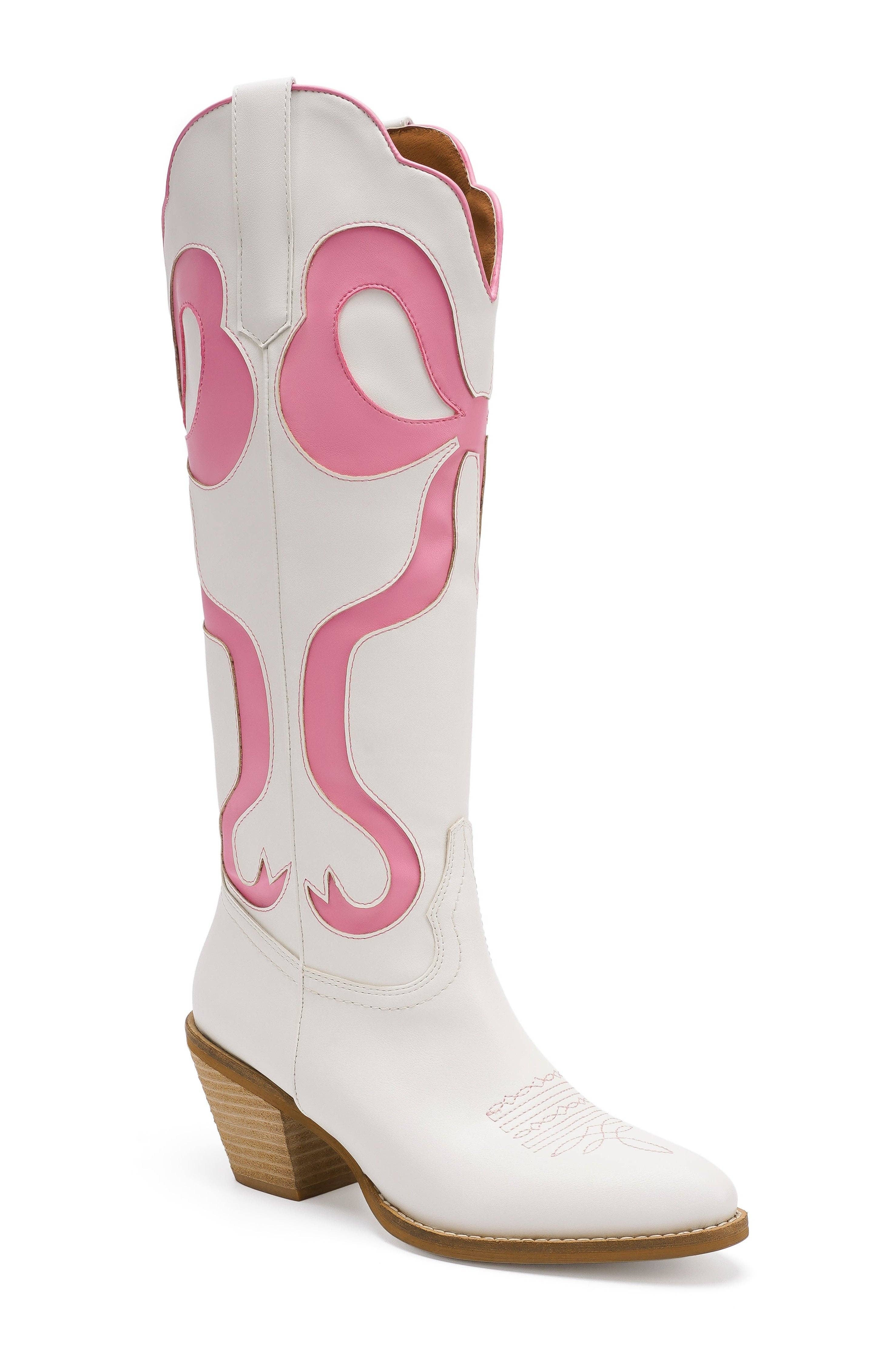 BEAST FASHION – Großhandel Cowboystiefel  Damen – GLENDA-10 Western-Stiefel mit Schleifendetail9