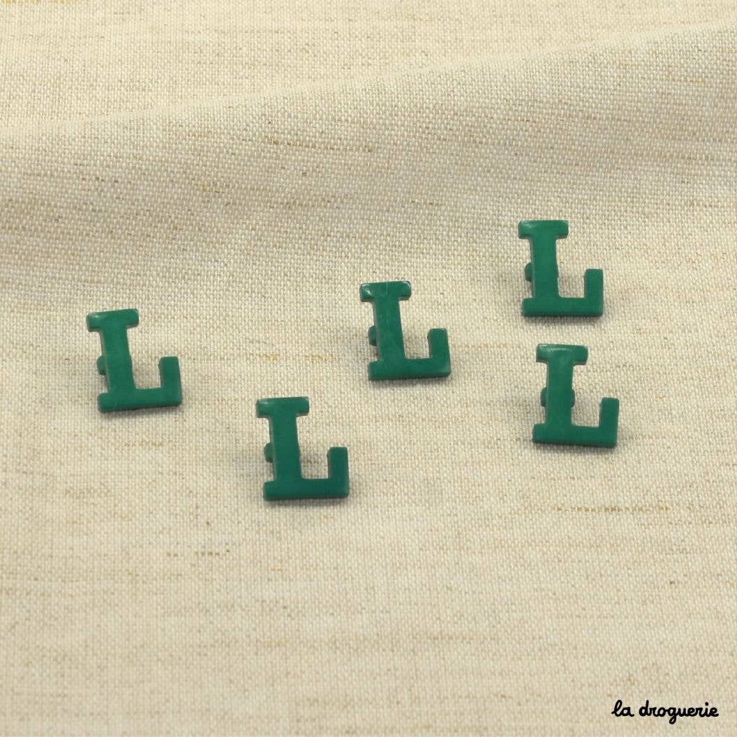 LA DROGUERIE - Wholesale Sewing Button/Snap - Alphabet Button 18 mm8