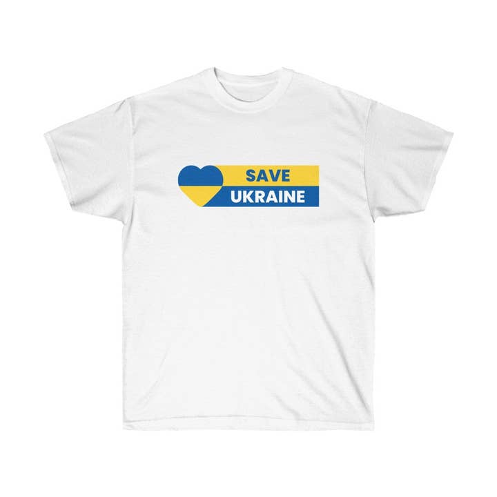 SAVE Ukraine Stop War T-Shirt for wholesale by Luluizy Designs Co.