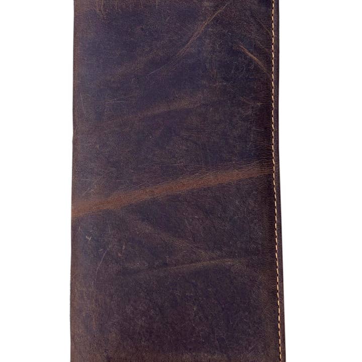 Roma Leathers, Inc. - Wholesale Wallet - Unisex - 3233 RF cowhide leather checkbook wallet3