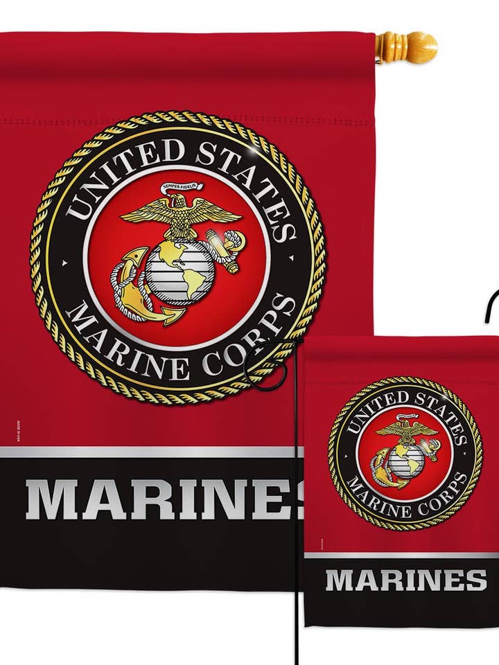 United State Armed Forces Military Marine Corps Decor Flag for wholesale by Two Group Flag Co