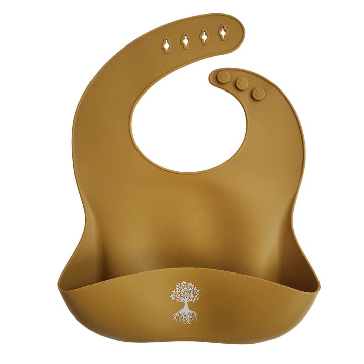 Silicone Bib // Kumasi for wholesale by The Rooted Baby Co.