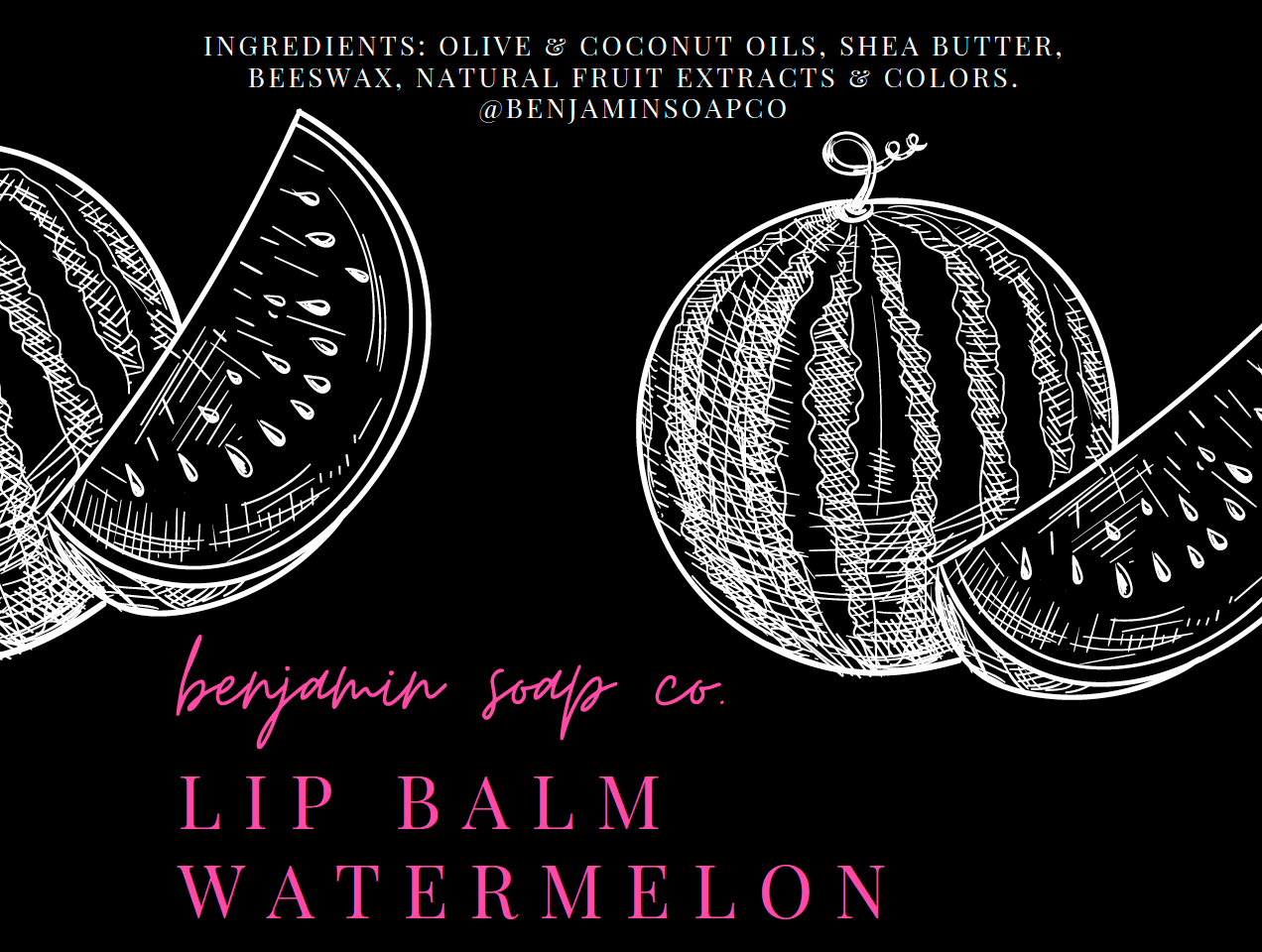 Benjamin Soap Co. - Venta al por mayor Bálsamos labiales - Bálsamo labial10