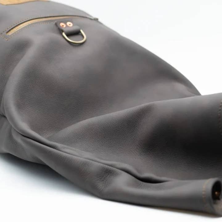 Huit - Wholesale Backpack - Unisex - Chocolate leather backpack4