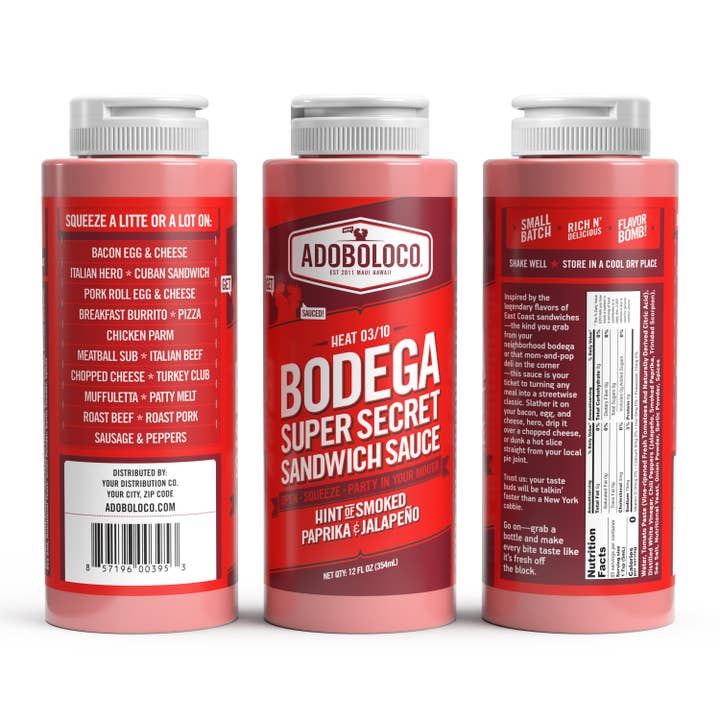 Adoboloco - Wholesale Hot sauce - Bodega Super Secret Sandwich Sauce3