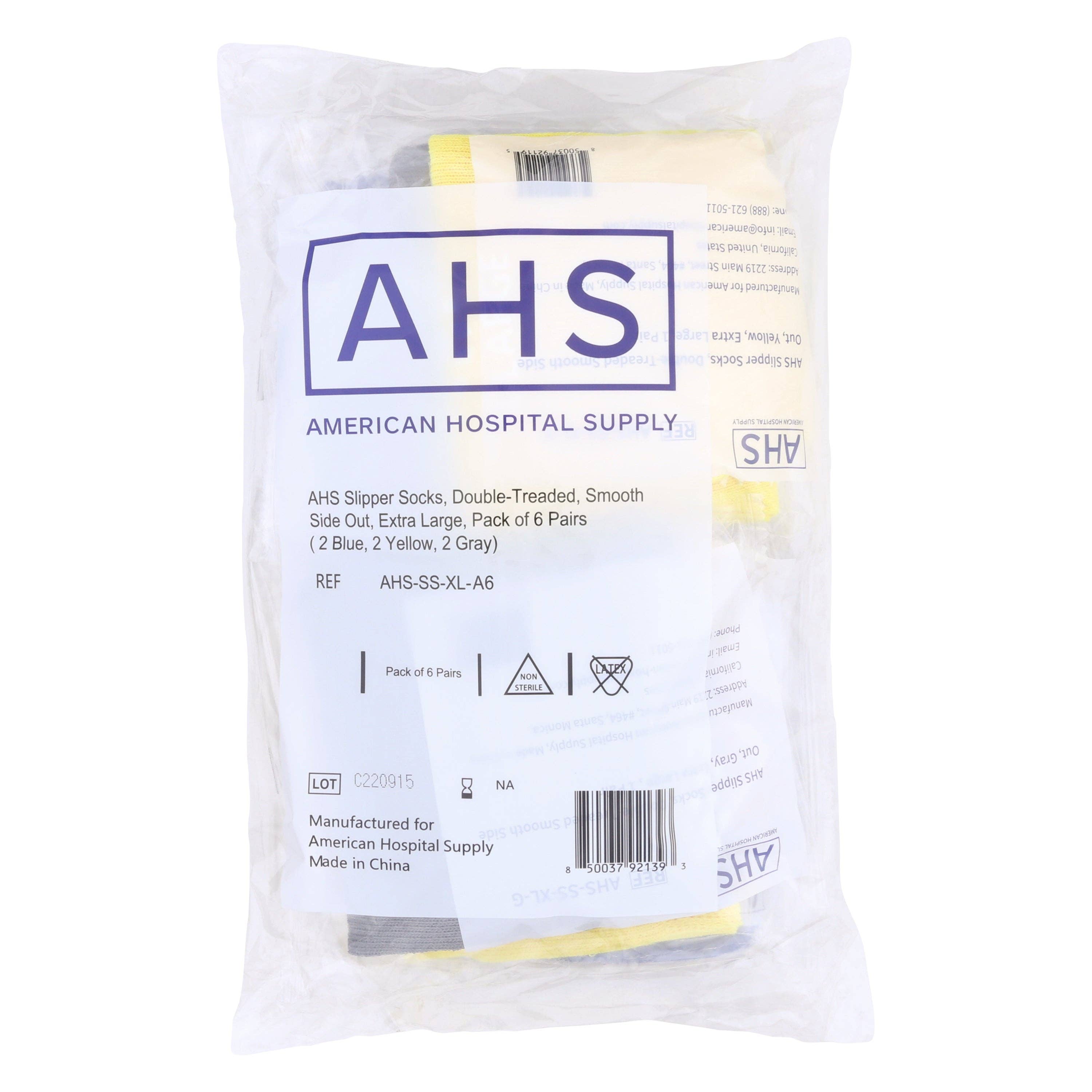 American Hospital Supply – wholesale Socks – Unisex – AHS Hospital Socks with Grippy Anti-Slip Tread39