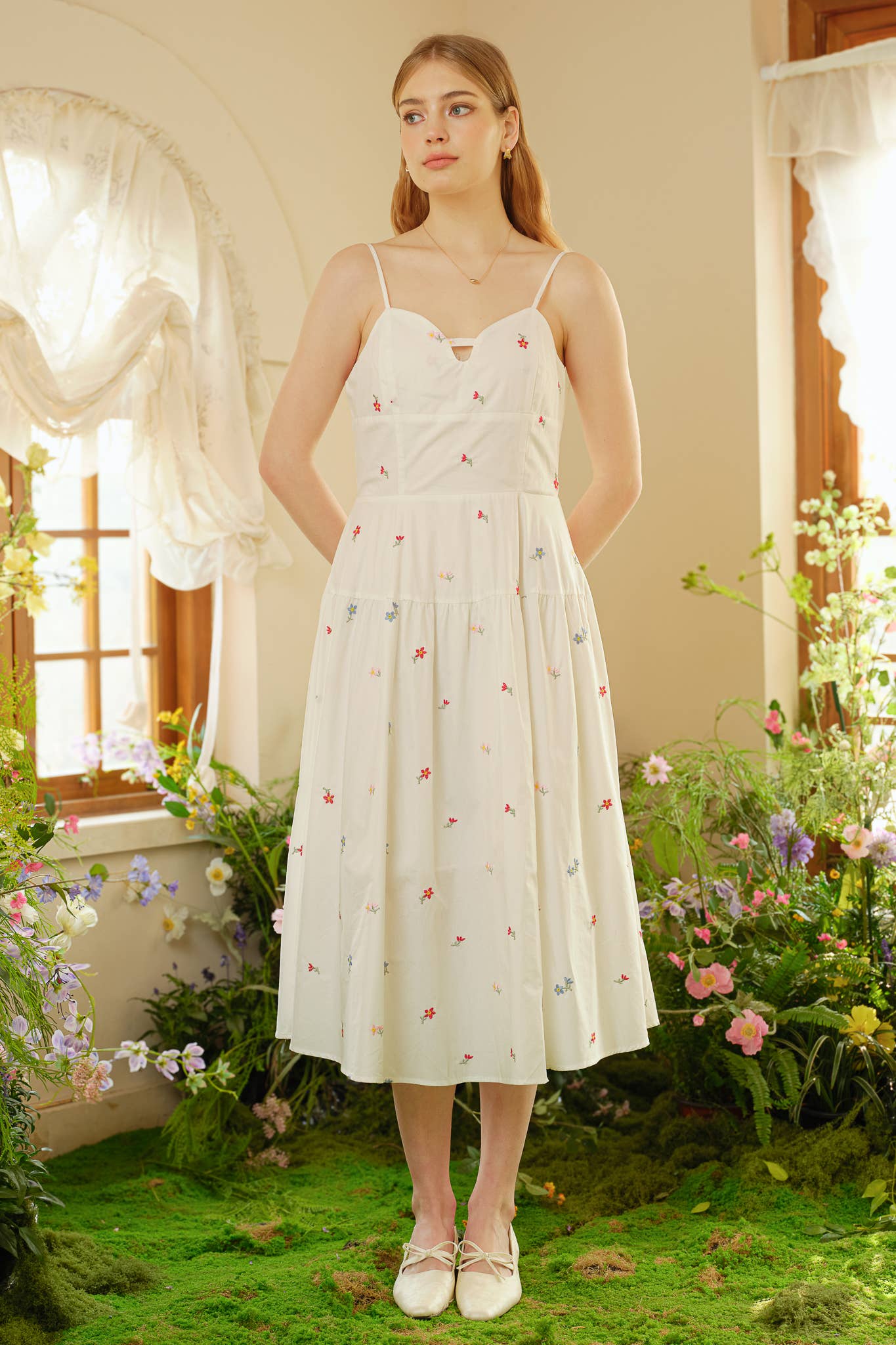 ROSIE POSIE - Wholesale Dress - Women's - RP2294 - Cotton Embroidered Dress0