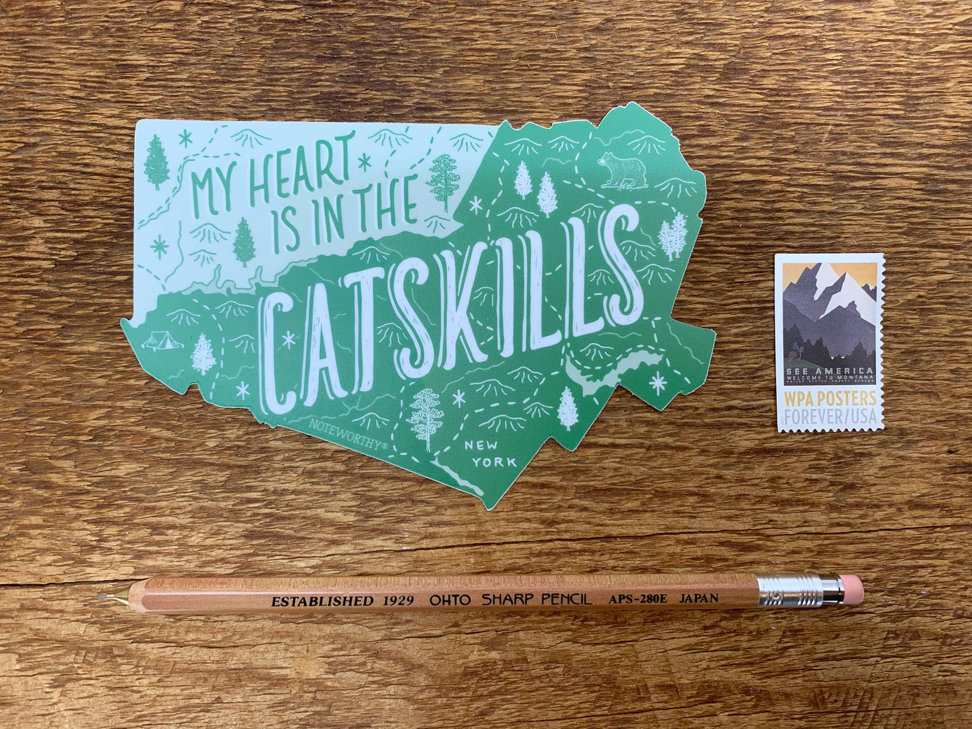 Noteworthy Paper & Press - Wholesale Sticker - Catskills Sticker4