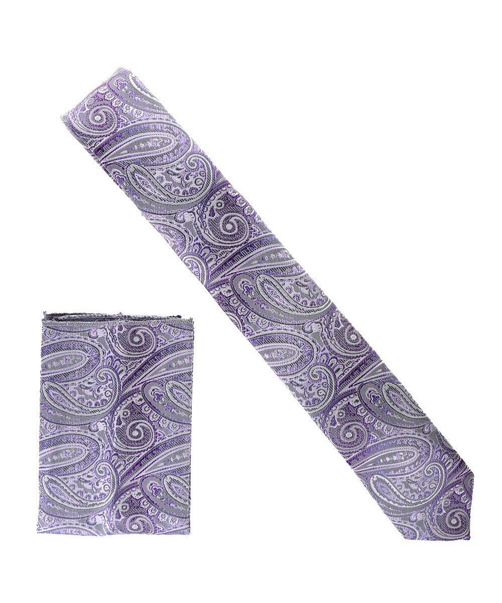 Dubal Brothers - Wholesale Necktie - Men's - Skinny Design Necktie & Pocket Square by Vittorio Farina35
