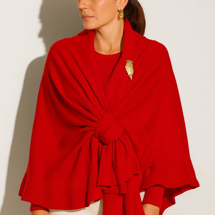 J'envie - Vendita all'ingrosso Stola - Donna - Il Wrap con Volant della Domenica9