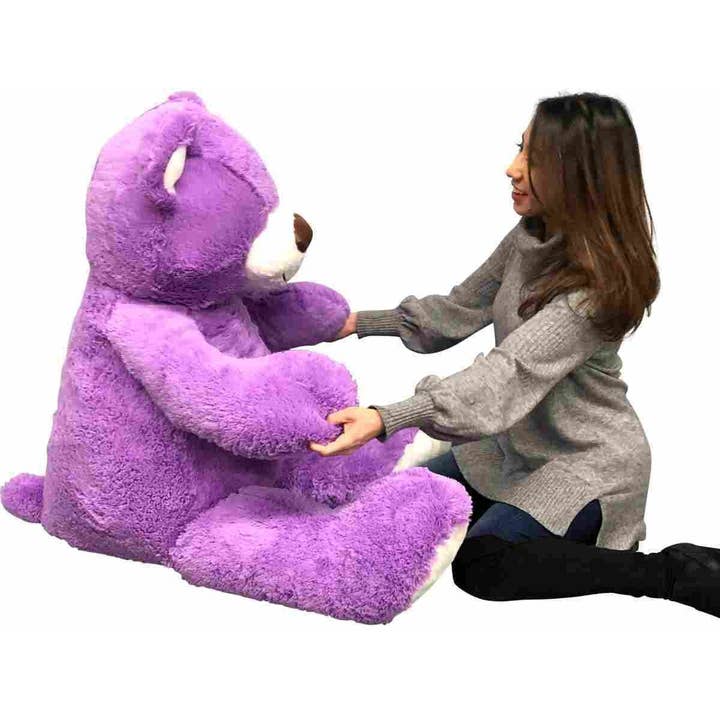Big Plush - Wholesale Stuffed/Plush Toy - Kids & Baby - Big Plush 5 Foot Giant Purple Teddy Bear 60 Inches 152 cm