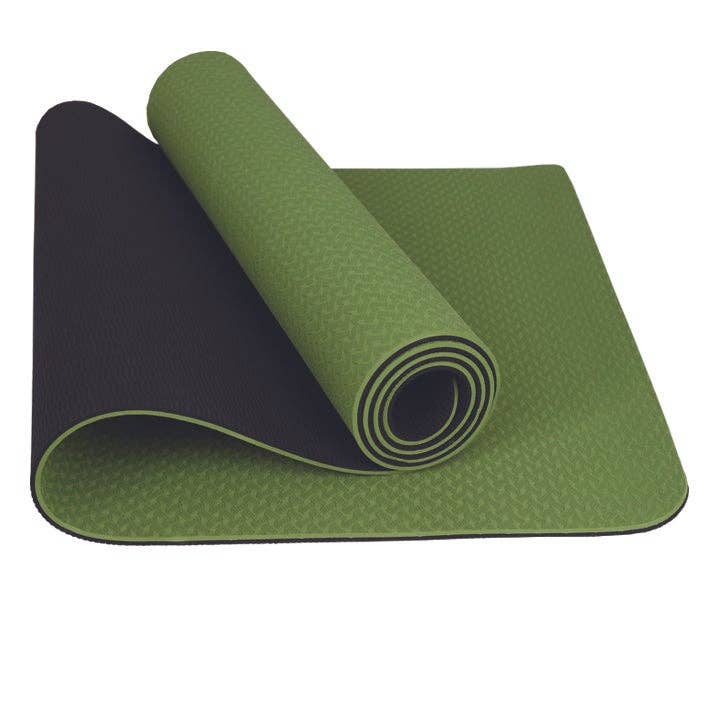 Ray Star - Wholesale Yoga Mat - 6mm Anti-Tear Double Layer TPE Non-slip Yoga Mat 24''X72''2