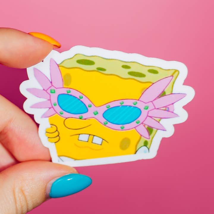 ShopSourSweetener – Großhandel Aufkleber – SpongeBob Squarepants Meme-Aufkleber für Sonnenbrille, TV-Show0