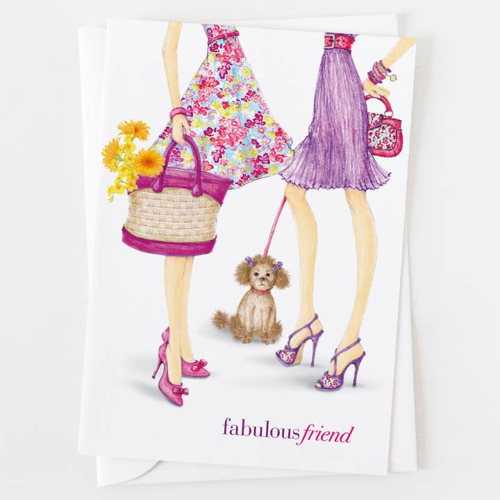 Fabulous Friend Birthday Greeting Card C_1229 for wholesale by Ann Scott Design