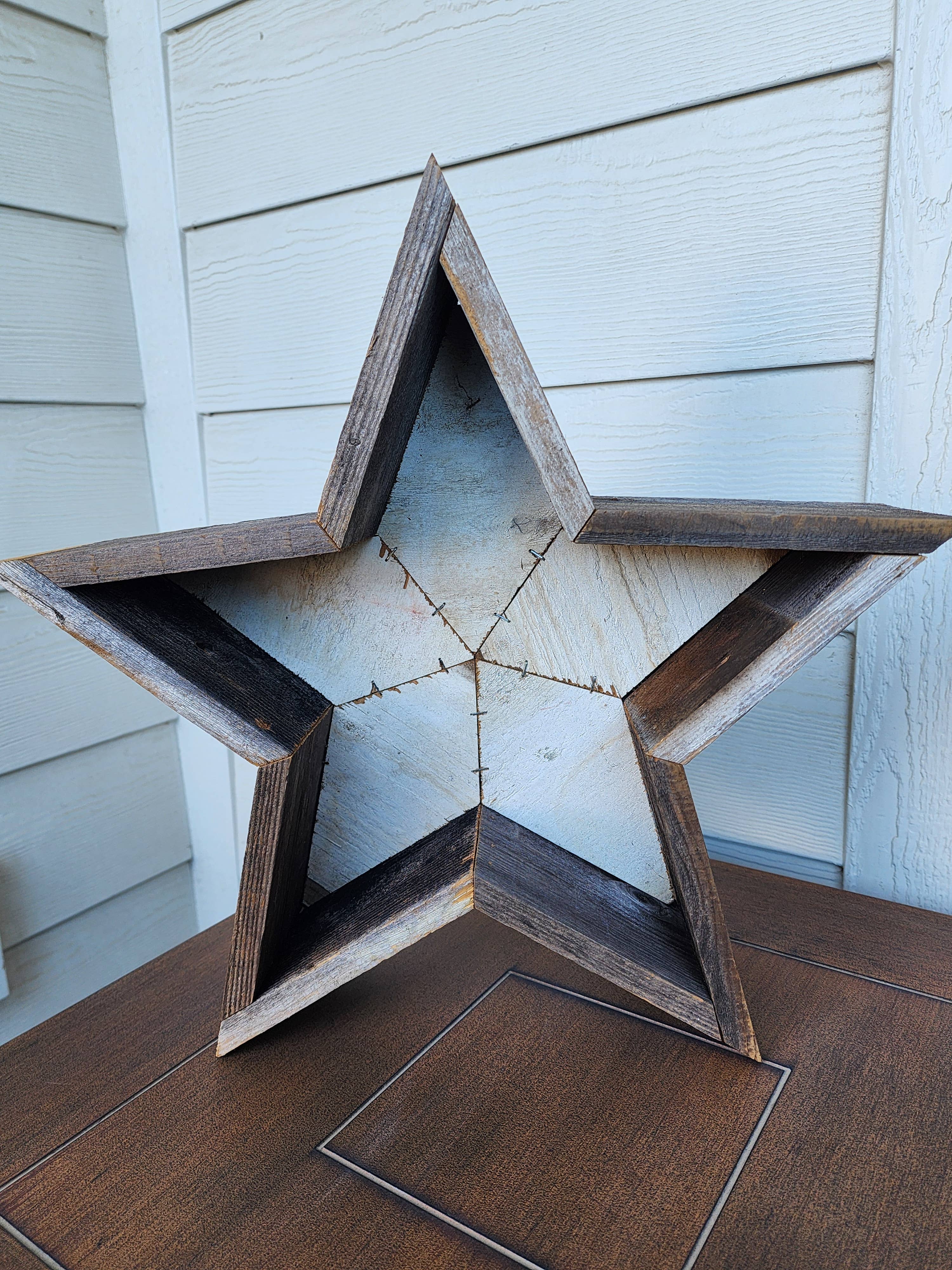 Love Reclaimed - Wholesale Planter Box - Rustic Star Reclaimed Wood Planter2