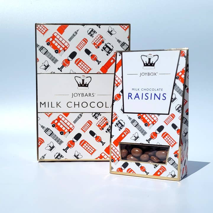 Joypots Ltd – wholesale Chocolate-covered sweets – British Range - Milk Chocolate Raisins2