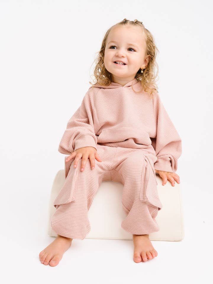 Rosewood Blush Waffle Cargo Set for wholesale by Little One Shop