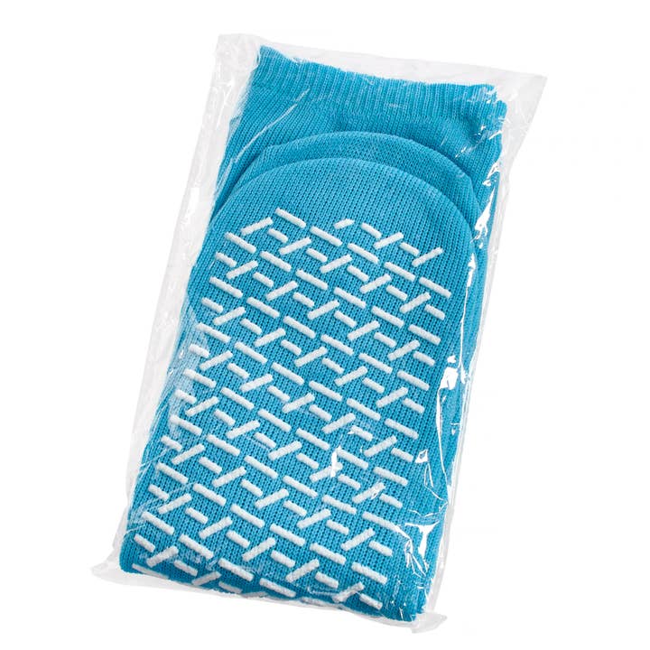 Green Sky - Wholesale Socks - Unisex - PrimeMed - Large Teal Double Tread Slip Sock