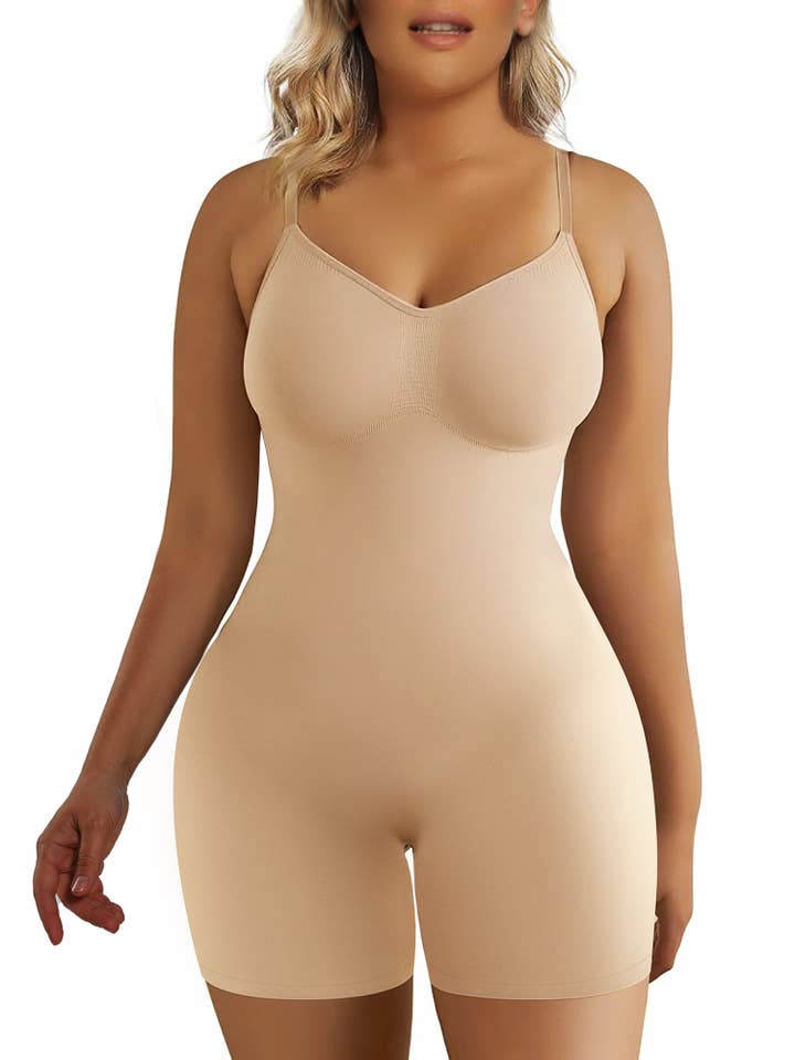 SHAPERX - Wholesale Shapewear - Women's - SHAPERX Seamless Full Body Tummy Control Bodysuit shapewear1