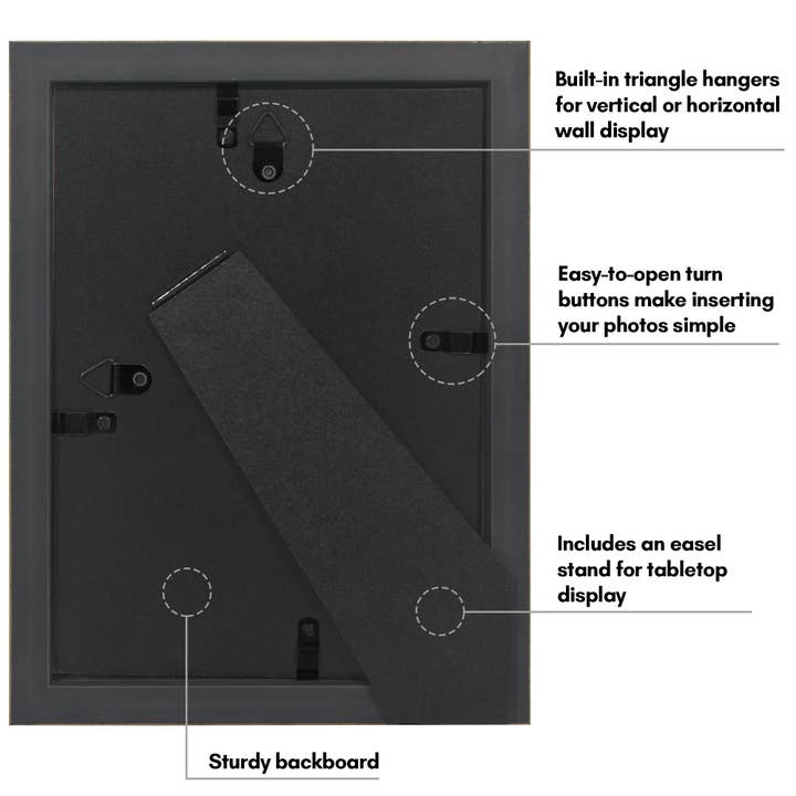 Americanflat Gold Bamboo Frame with Faux Bamboo Design for wholesale on Faire13