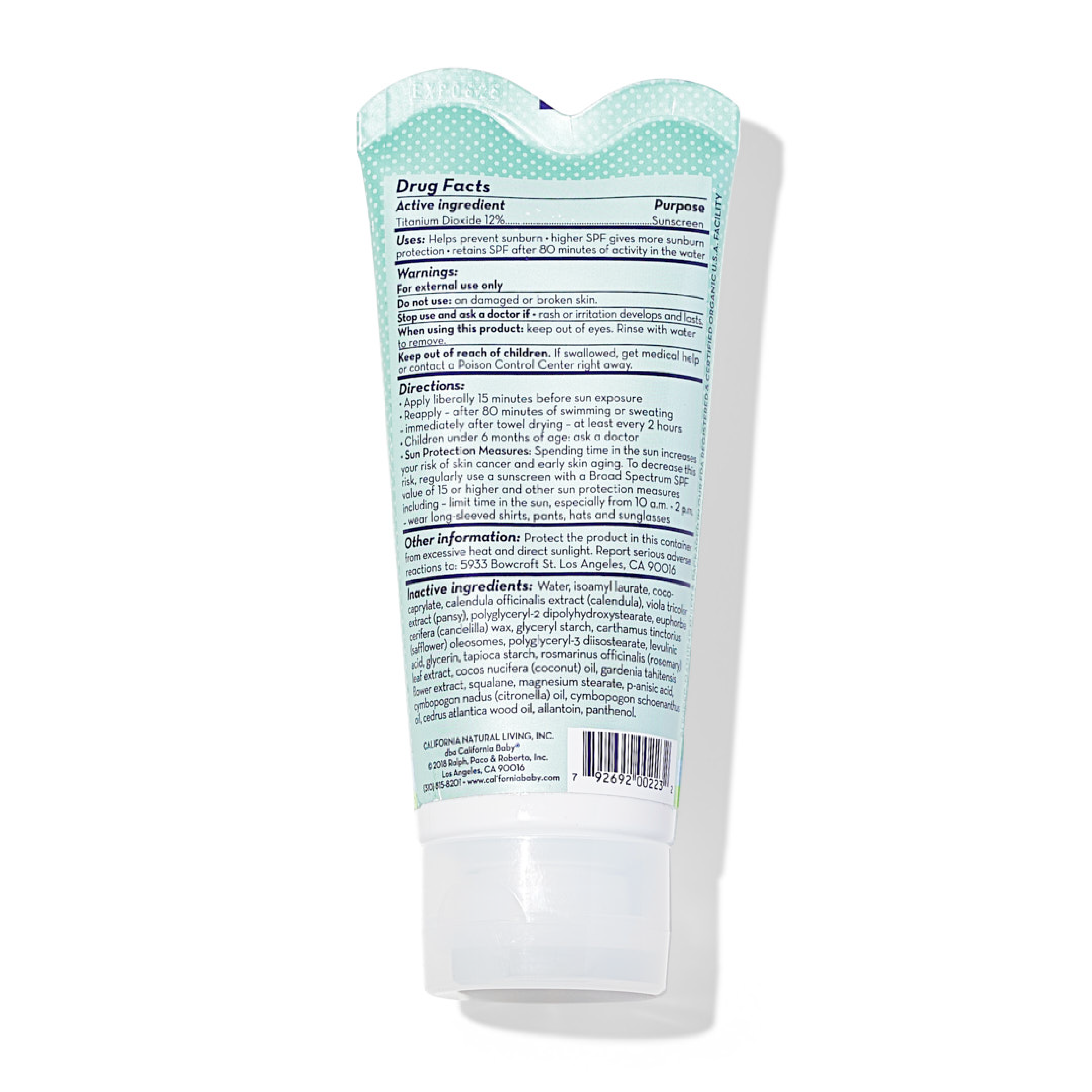 California Baby - Wholesale Sunscreen - Summer Blend™ Broad Spectrum SPF 30+ Sunscreen1