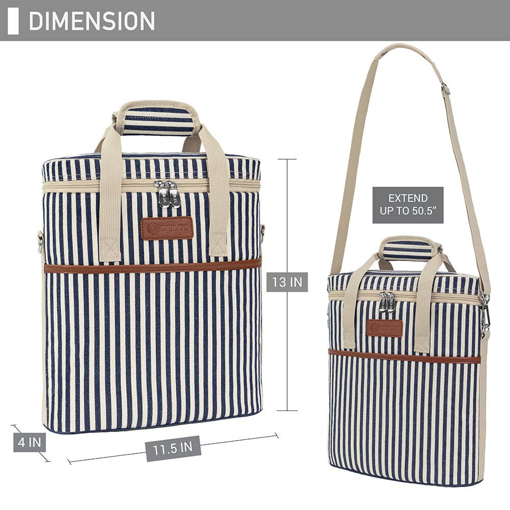 OPUX - Wholesale Wine Tote - 3 Bottle Wine Carrier Bag48