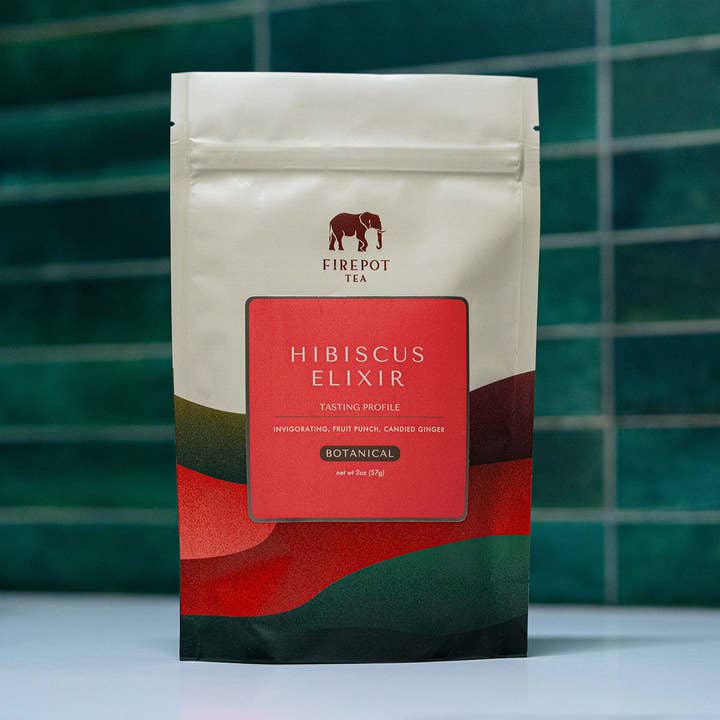 Firepot Tea - Wholesale Loose Tea - Hibiscus Elixir Loose Leaf Botanical Tea, 2oz Bag0