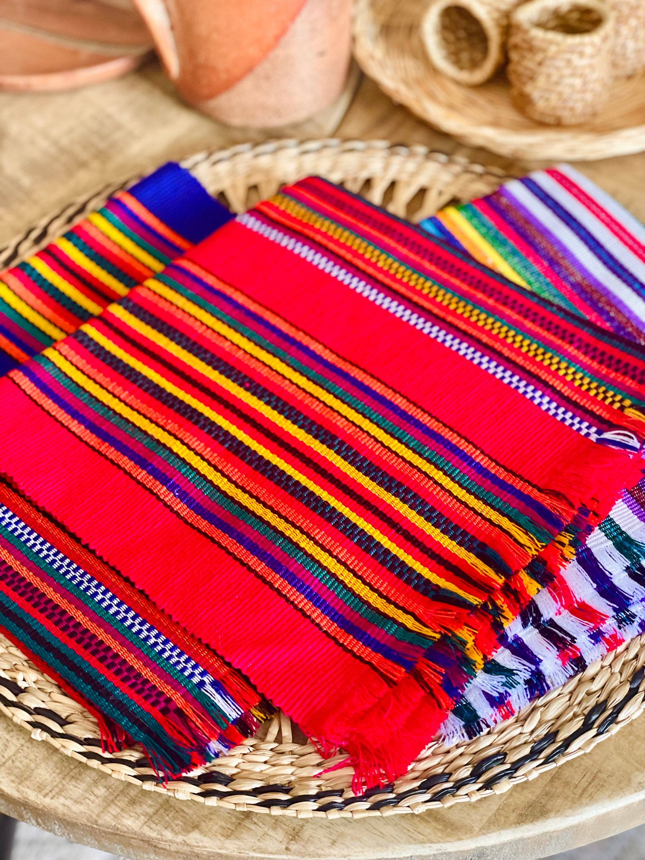 GUATEARTISAN - Venta al por mayor Servilletas de tela - Envolturas de tortilla tejidas a mano o tela para pan3