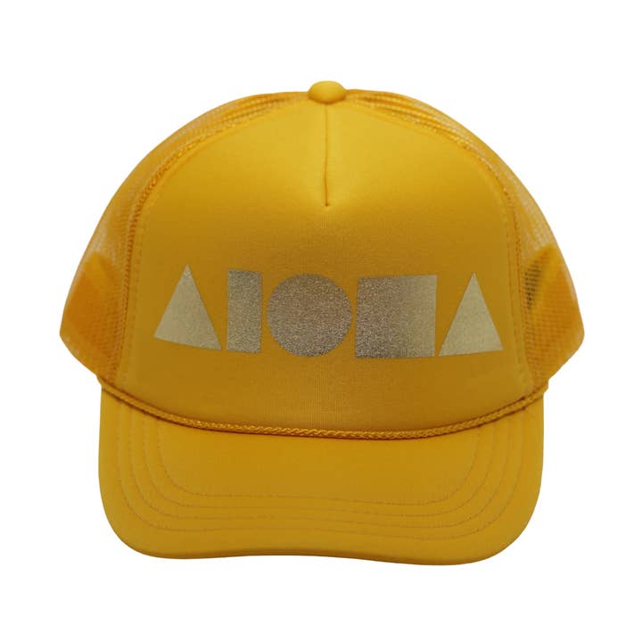 YELLOW/GOLD Youth Trucker for wholesale by Soley Aloha