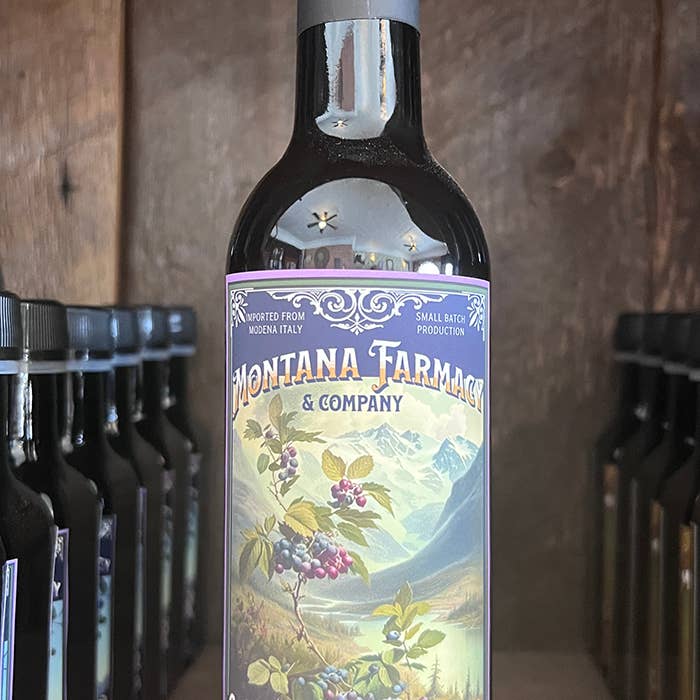 Montana Farmacy - Wholesale Vinegar - Iced White Huckleberry balsamic 375ml Rocky Mountain