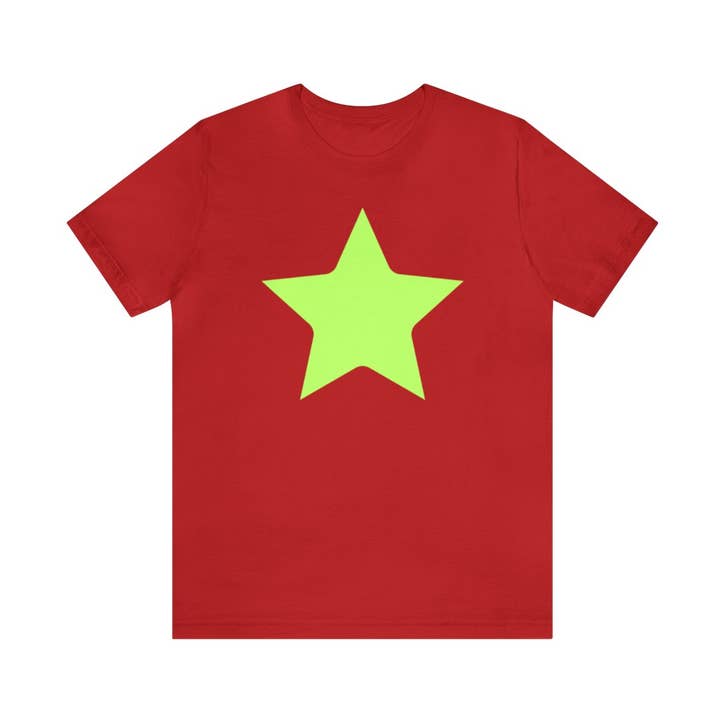 T-shirt Lime Star for wholesale by COUTUIQ
