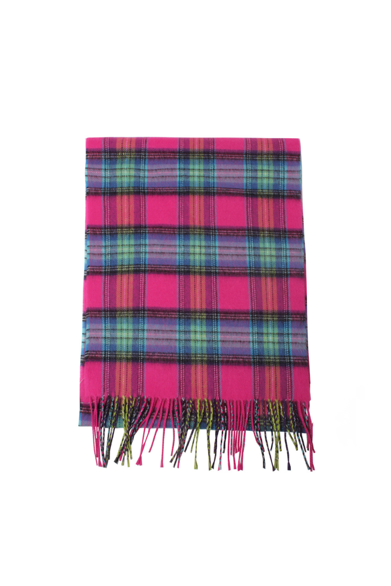 David And Young - Wholesale Scarf - Unisex - Softer than Cashmere PLAID BUFF Vegan Cashmere Touch Scarves23