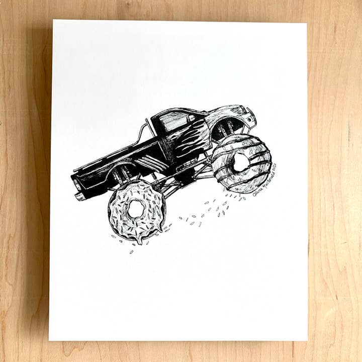 Donut Monster for wholesale by Ink By Olivia