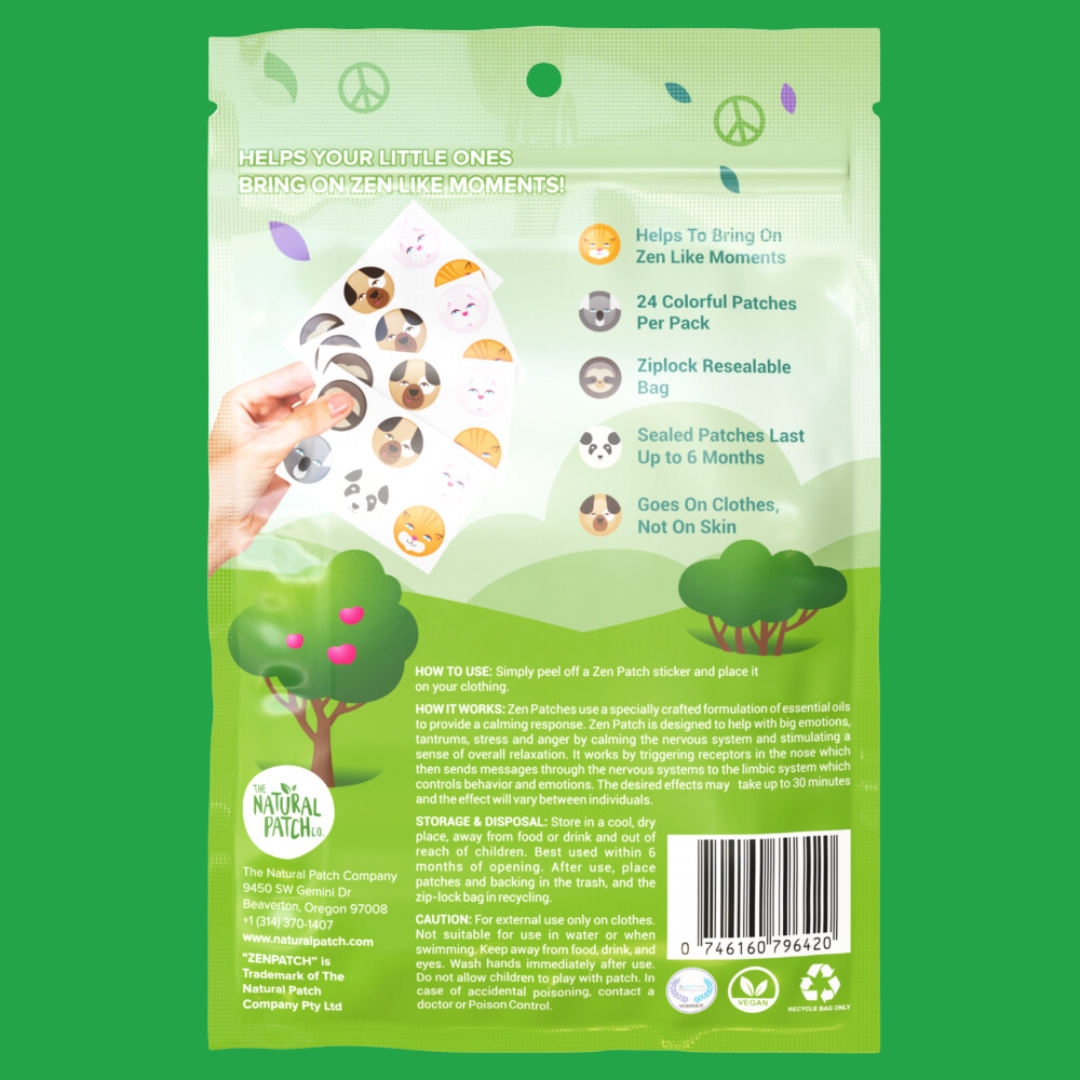 NATPAT – Engroshandel Klistermærke - Børn og baby – NATPAT Zen Klistermærker - Beroligende & Anti-Angst Klistermærker til Børn9