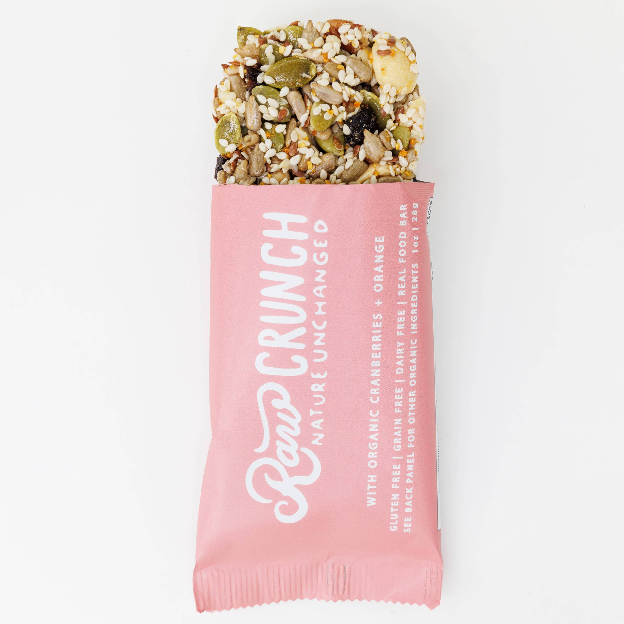Raw Crunch® - Wholesale Snack Bar - Raw Crunch® - Organic Cranberry Orange - 12 bars3