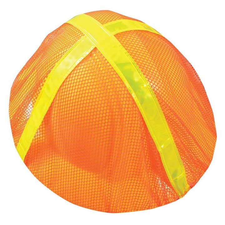 Hi Viz FULL BRIM Hard Hat Cover:Orng for wholesale by Hyperkewl / Miracool Occunomix