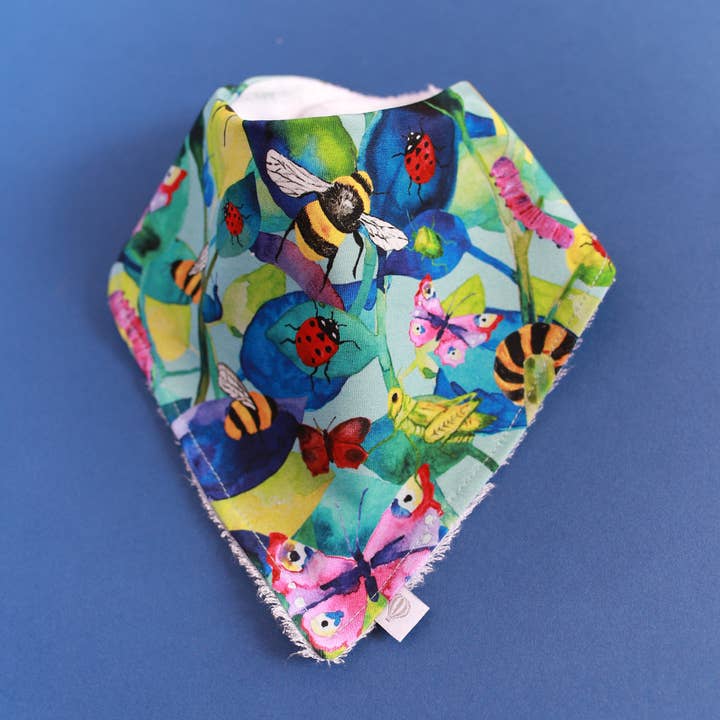 Mini Beasts Bib for wholesale by My Mini Munch